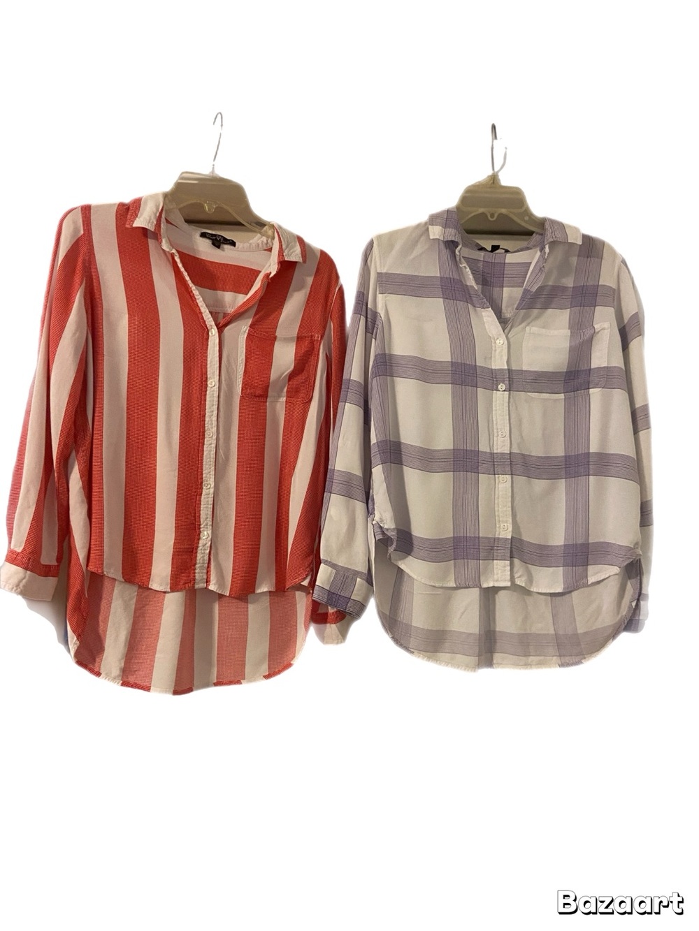 Two Velvet Heart Button-up Shirts